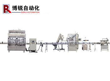 日化品液体灌装机生产线